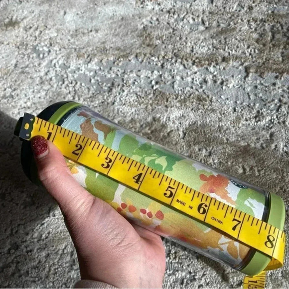 Starbucks Fall Leaves Tumbler Travel Mug Coffee Cup Green 2007 - Picture 9 of 9